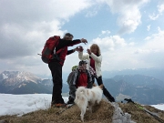 MONTE VISOLO (2369 m.) in primaverile il 25 marzo 2012 - FOTOGALLERY